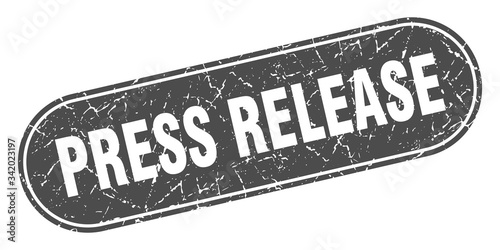 press release sign. press release grunge black stamp. Label