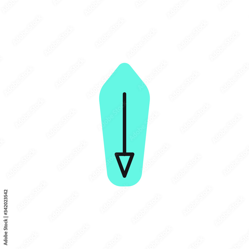 surfboard icon vector illustration modern design surfboard icon vector illustration modern design