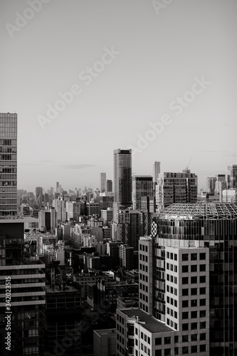 Canvas Print Coucher de soleil sur les building de Toronto