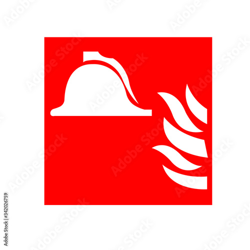 Collection Of Fire Fighting Equipment Symbol Sign, Vector Illustration, Isolate On White Background Label.