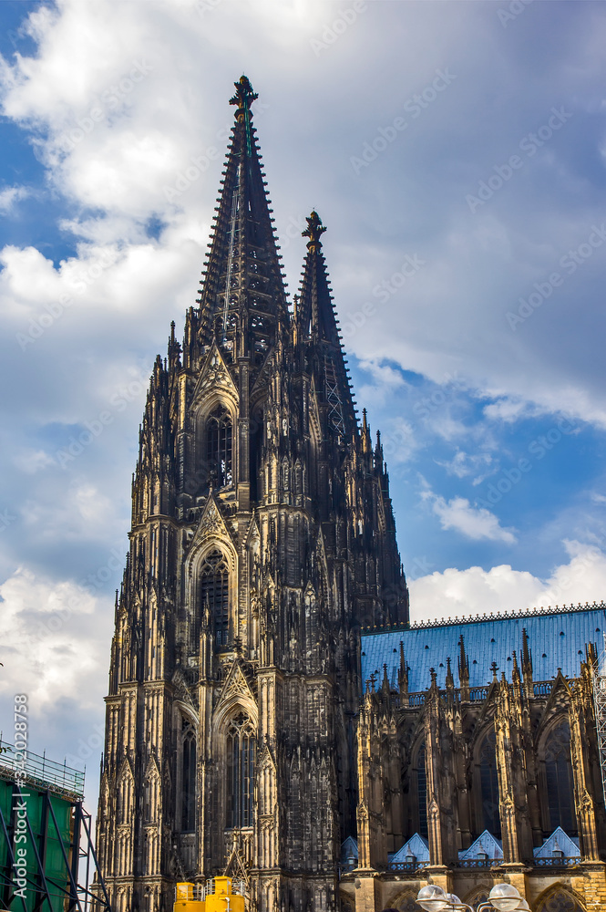 Famous cathedral in Cologne, Germany Famous cathedral in Cologne, Germany
