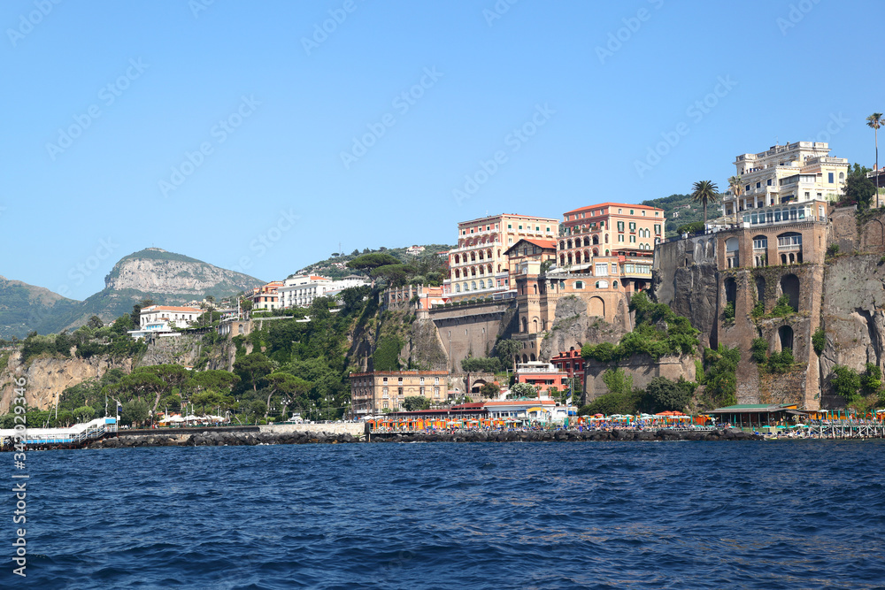 Sorrento: View from the sea.