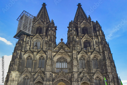 Famous cathedral in Cologne, Germany