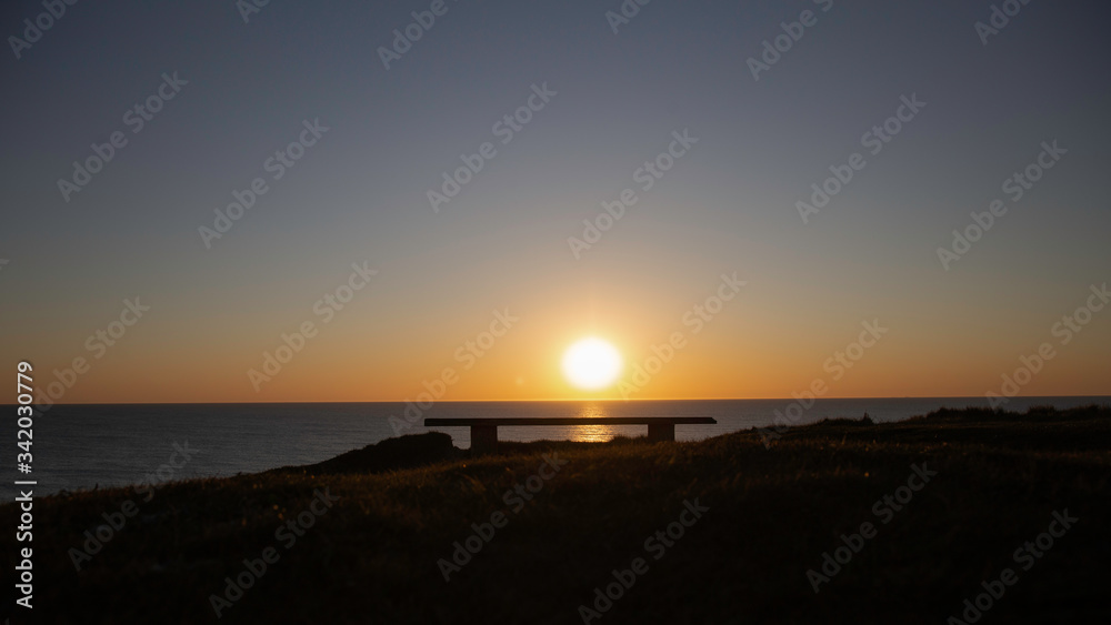 Sunset at the Danish Western coast