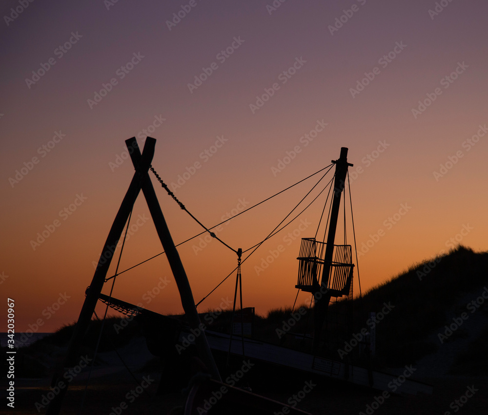 Sunset at the Danish Western coast