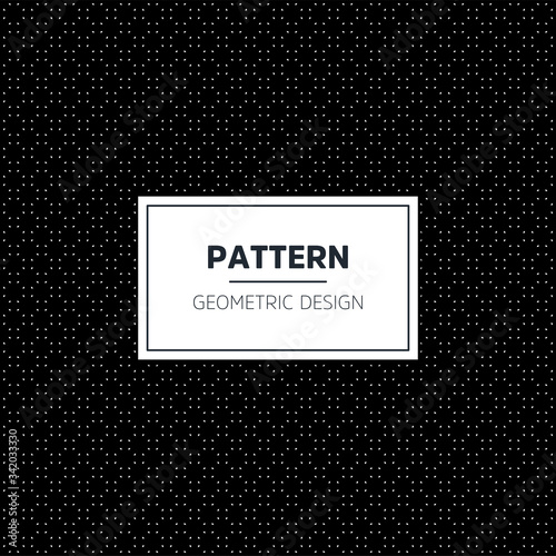 Seamless geometric black and white pattern