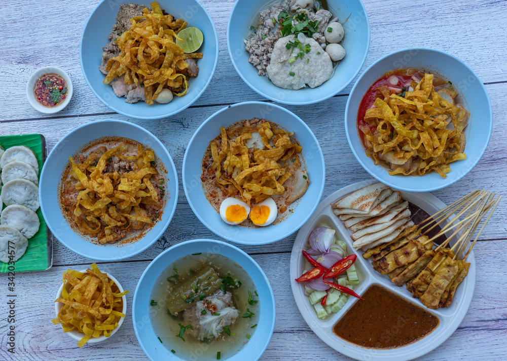 Thai Food Mixed Dishes 
