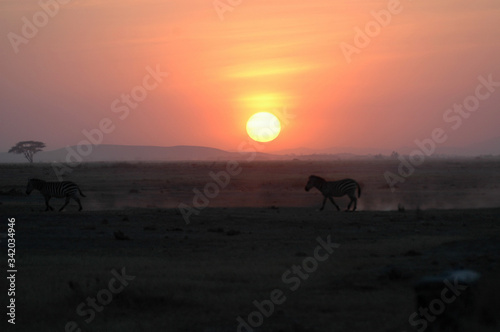 tramonto africano