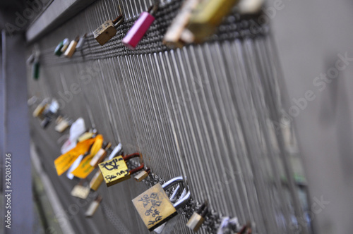 Paris Bridges with the locks / padlocks 