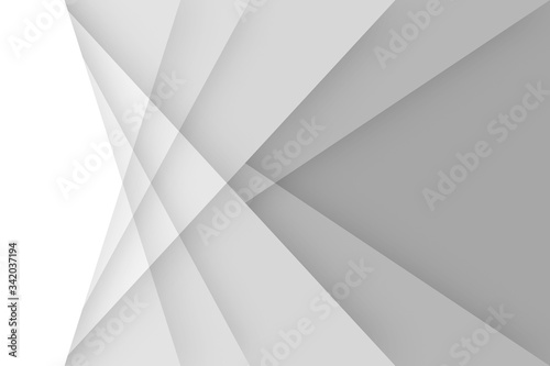 Monochrome gradient background with transparent overlapping polygons. Low poly design for business  web etc. 3D layered effect.