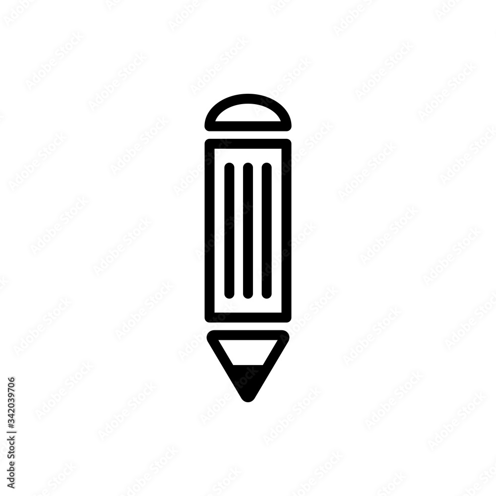 Pencil Icon Vector Design Template