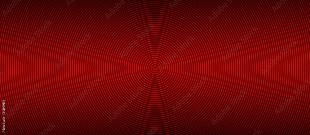Fotografie Background Of Red with circle for design web backdrop