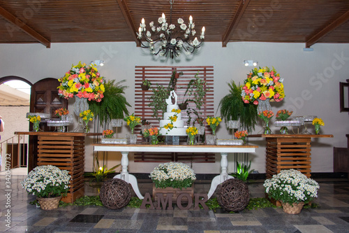 wedding decor table