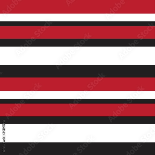 Red Stripe seamless pattern background in horizontal style
