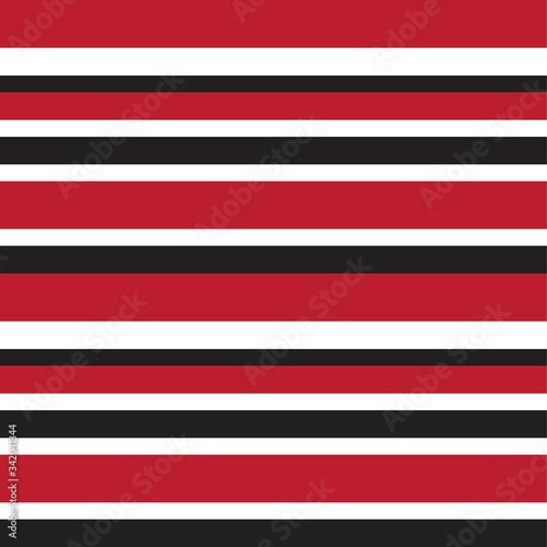 Red Stripe seamless pattern background in horizontal style
