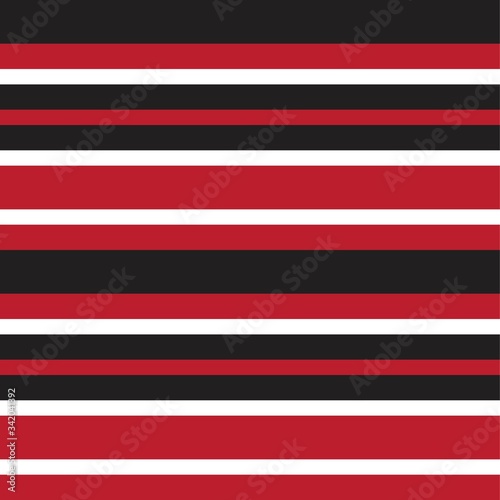 Red Stripe seamless pattern background in horizontal style