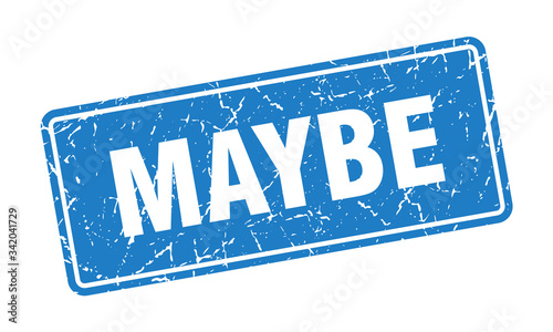 maybe stamp. maybe vintage blue label. Sign