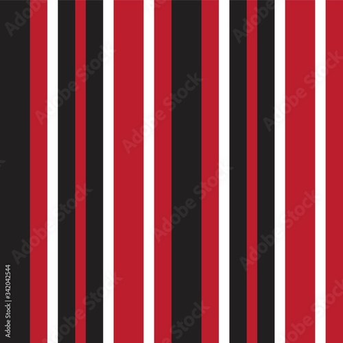 Red Stripe seamless pattern background in vertical style