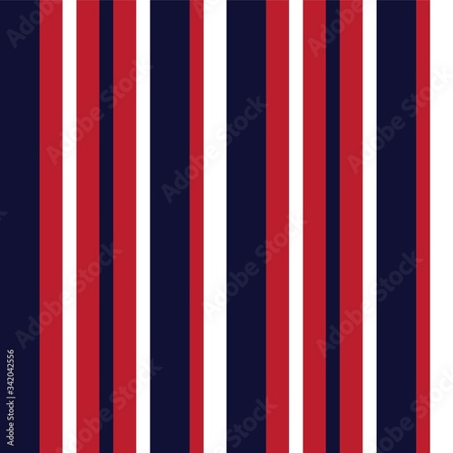 Red Stripe seamless pattern background in vertical style