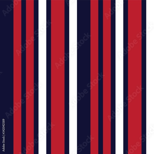 Red Stripe seamless pattern background in vertical style