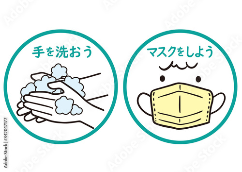 手洗いとマスク