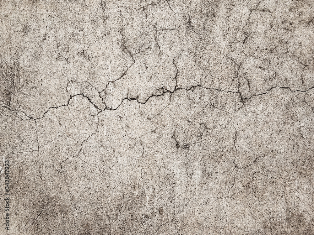 Obraz premium Cracked concrete wall texture