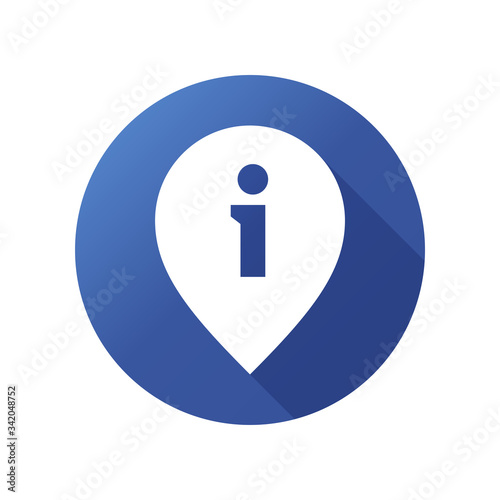 Information Icon Design, Vector EPS10. Pin icon