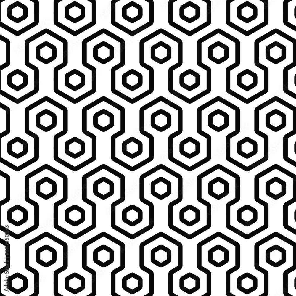 Black and white seamless geometric pattern Black and white seamless geometric pattern