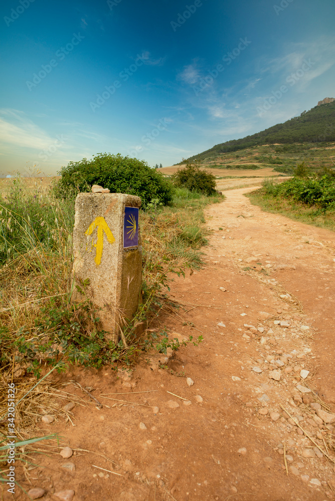 Sunrise on the Camino de Santiago through Navarra