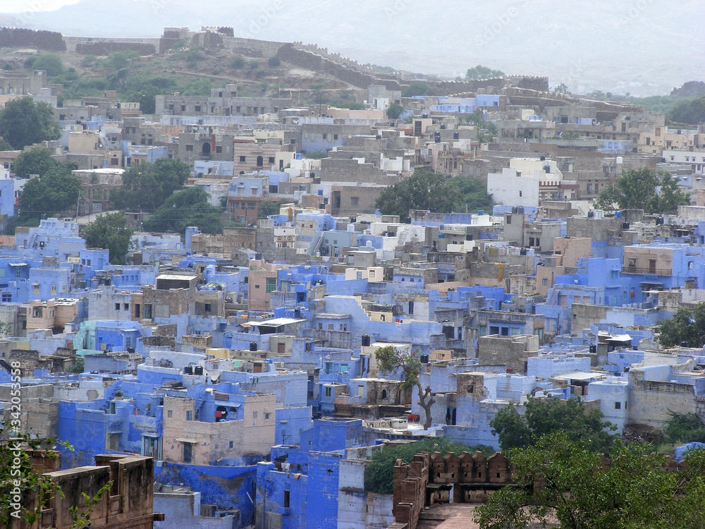 la città blu di jodhpur