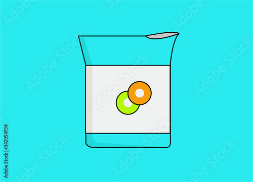 Out meal vector illustration design