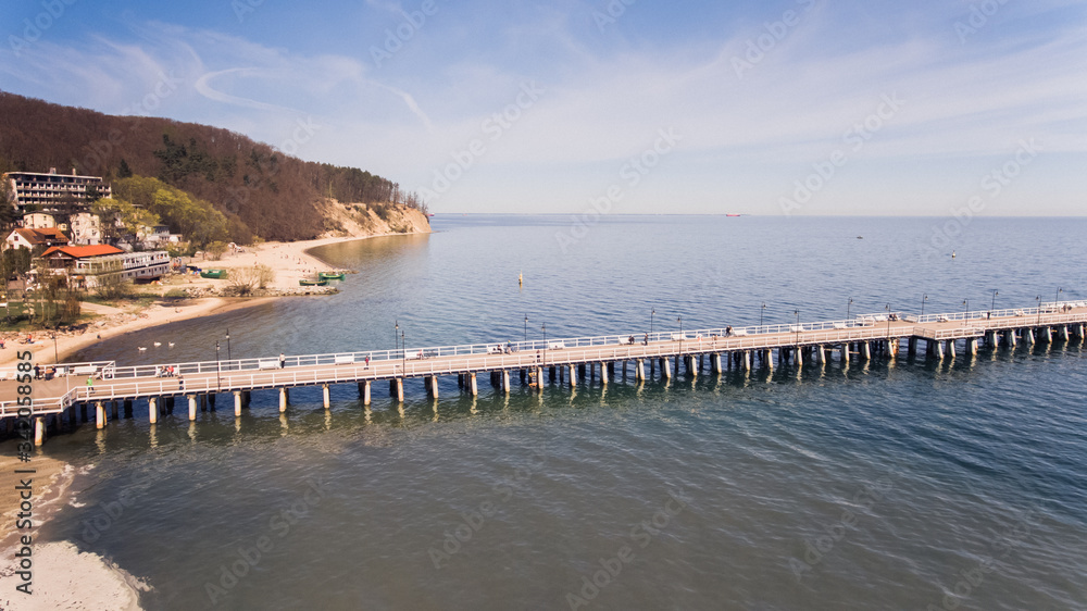 Fototapeta premium Molo w Gdyni Orłowie