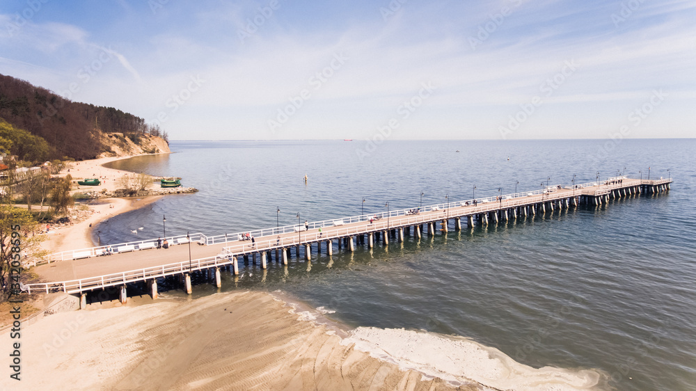 Fototapeta premium Molo w Gdyni Orłowie