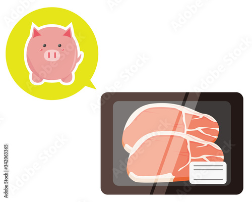 豚肉　豚ロース　厚切り　