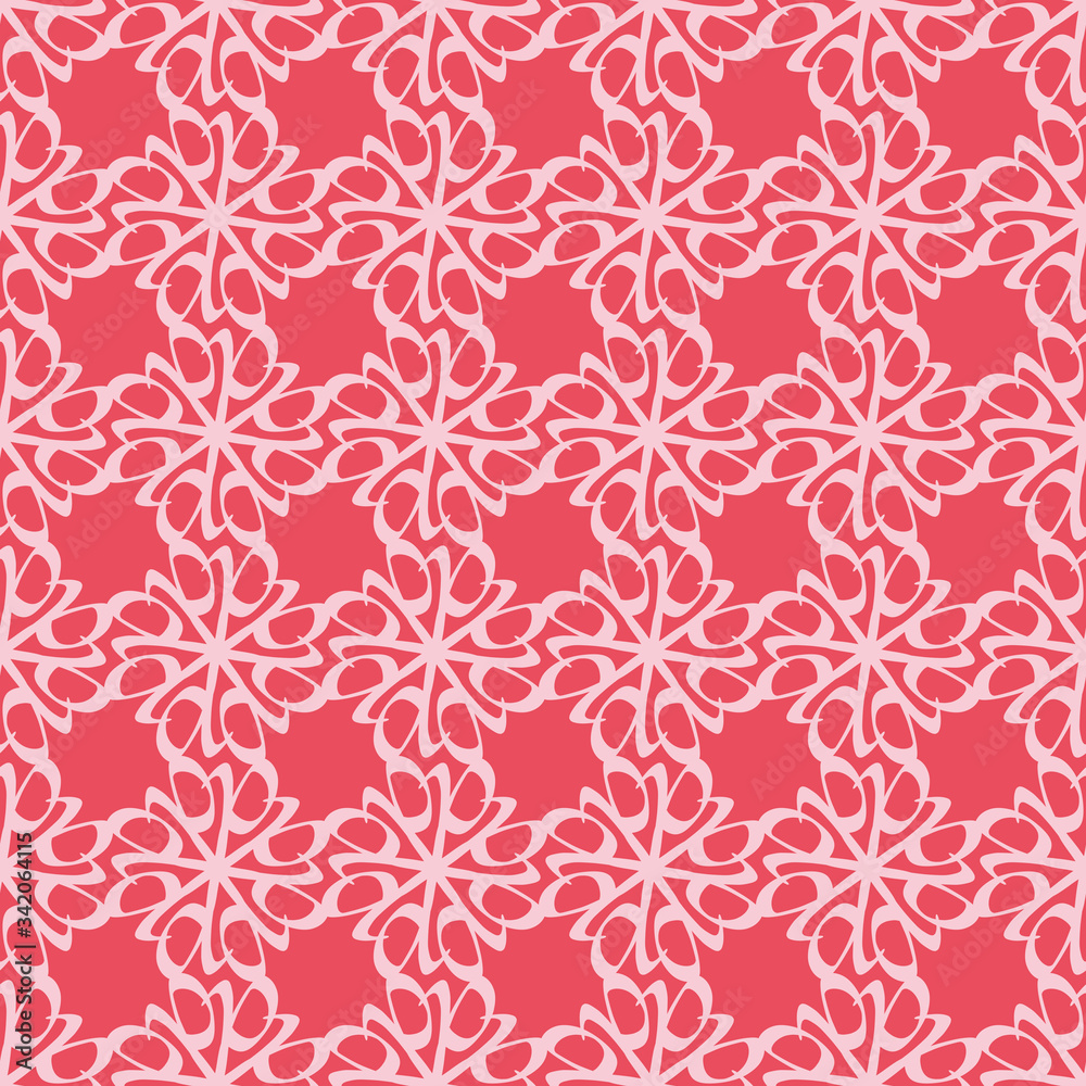 Floral Letter D Background Seamless Pattern Floral Letter D Background Seamless Pattern
