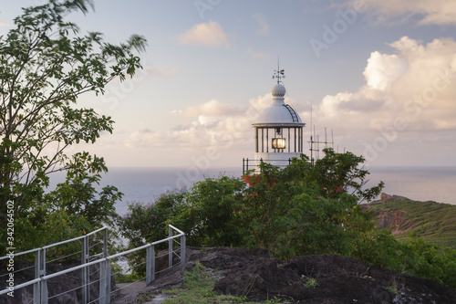 Caravelle Lighthouse on the Presqu'Ile de la Caravell, Martinique.