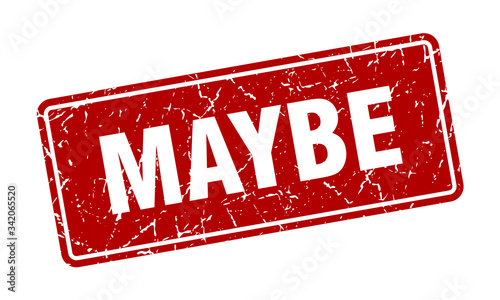 maybe stamp. maybe vintage red label. Sign