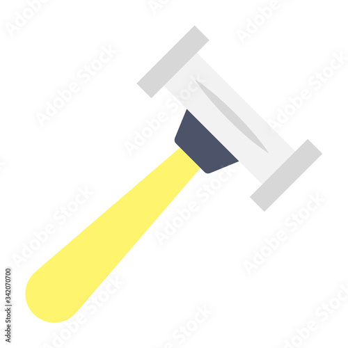 Body hair removal disposable tool vector icon design, Replaceable blade cartridges Razor concept, bodys cleanliness tool on white background 