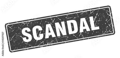 scandal stamp. scandal vintage black label. Sign