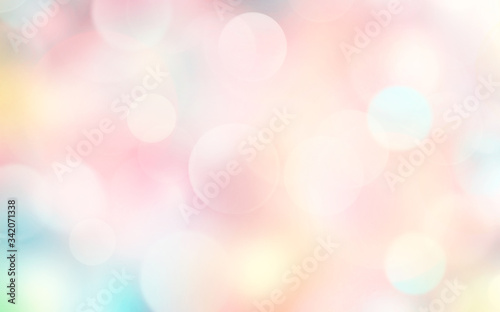 Soft rainbow colorful blurred lughts background,multicolored bokeh,summer backdrop.