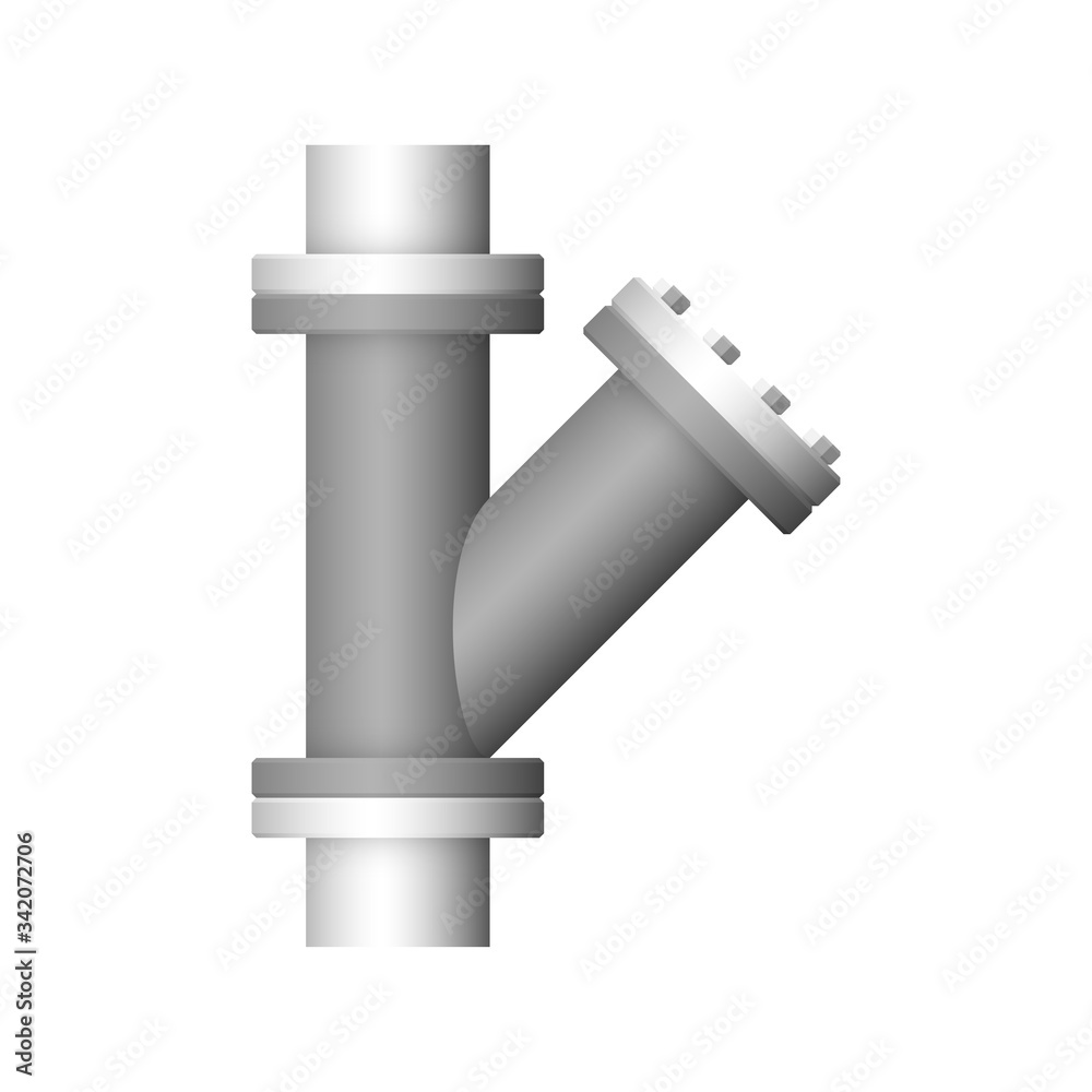 Pipe icon and flange fitting for pipeline connection with valve and other pipe. For transportation liquid or gas i.e.crude, oil, natural gas, sewage, wastewater. Also for plumbing and irrigation. Pipe icon and flange fitting for pipeline connection with valve and other pipe. For transportation liquid or gas i.e.crude, oil, natural gas, sewage, wastewater. Also for plumbing and irrigation.