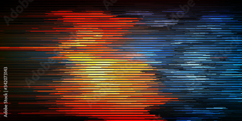 Background of glitch manipulations. Stock vector illustration.