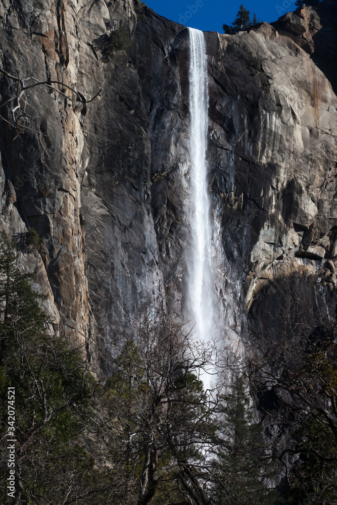 Bridalveil Falls in Yosemite National Park Bridalveil Falls in Yosemite National Park