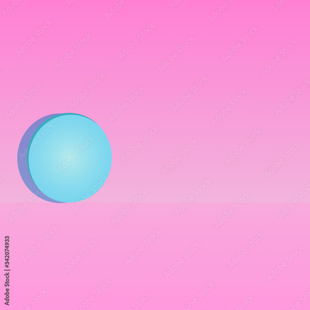 Illustration object minimal on background tone pastels Illustration object minimal on background tone pastels