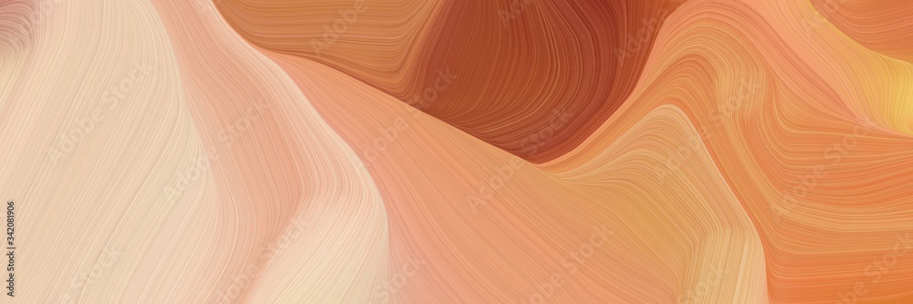 elegant graphic with waves. modern soft curvy waves background design with dark salmon, wheat and sienna color elegant graphic with waves. modern soft curvy waves background design with dark salmon, wheat and sienna color