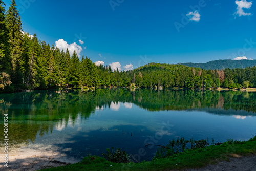 panorama of slovenia in summer