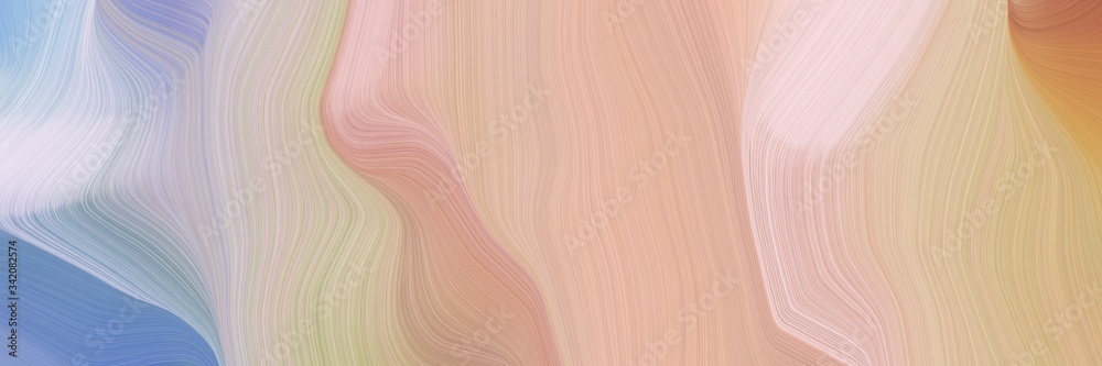 elegant graphic with waves. modern waves background design with tan, light slate gray and light gray color