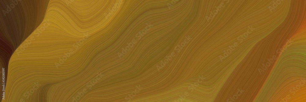 elegant graphic background with brown, very dark green and dark golden rod color. contemporary waves illustration elegant graphic background with brown, very dark green and dark golden rod color. contemporary waves illustration