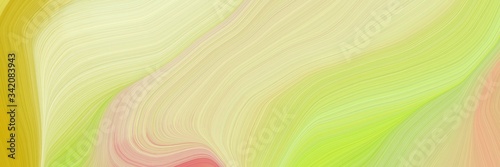 creative elegant graphic with khaki, golden rod and dark khaki color. modern soft swirl waves background design