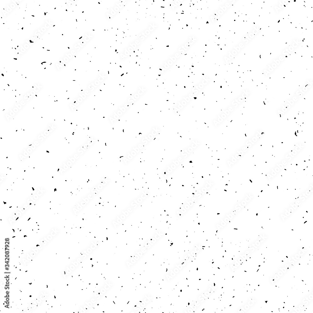 Obraz premium Scattered tea leaves on white background. Grunge surface vector texture seamless pattern.